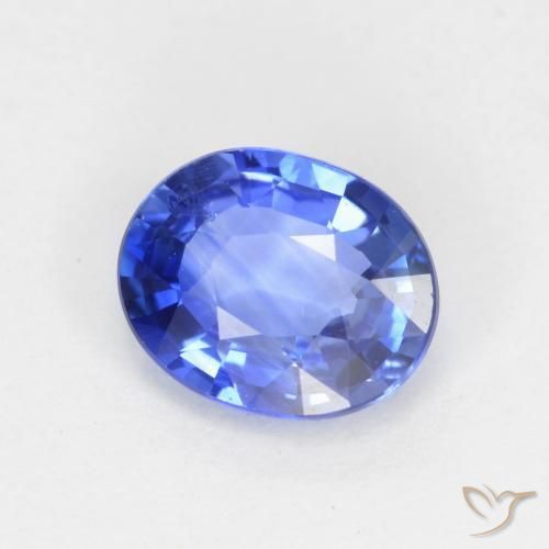 Zaffiro Blu pastello naturale da 0.67 ct, Ovale, VVS-VS