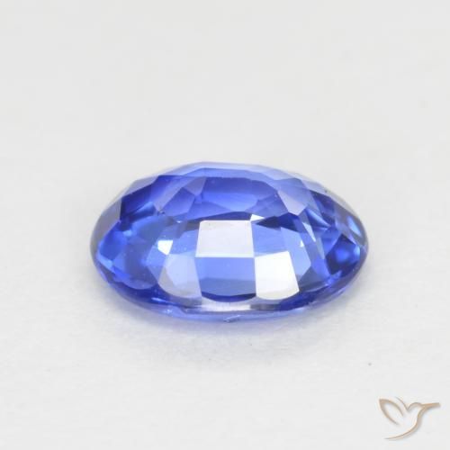 Zaffiro Blu pastello naturale da 0.67 ct, Ovale, VVS-VS