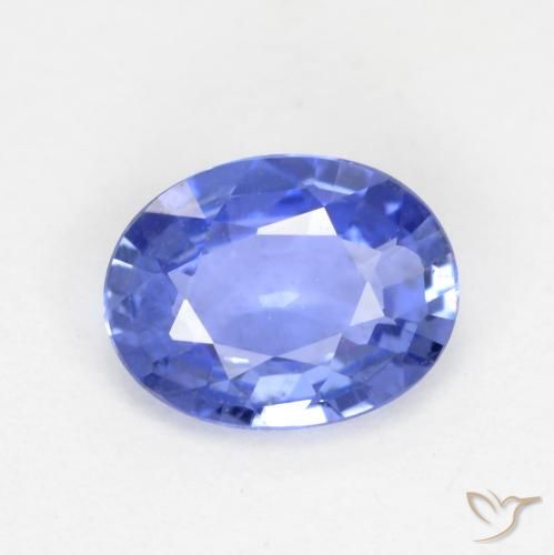 0.48ct Naturale Blu medio Zaffiro, Ovale, VS