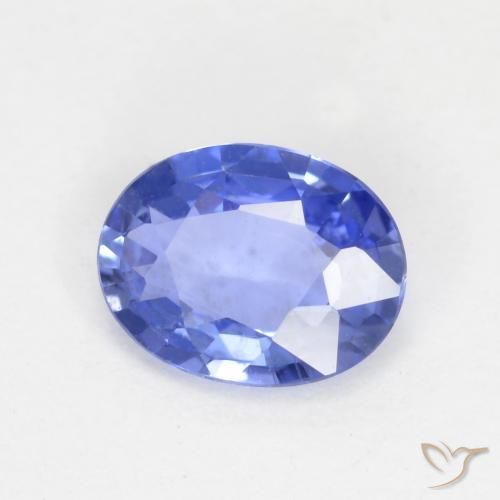 Zaffiro Blu medio naturale da 0.48 ct, Ovale, VS