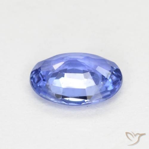 Zaffiro Blu medio naturale da 0.48 ct, Ovale, VS