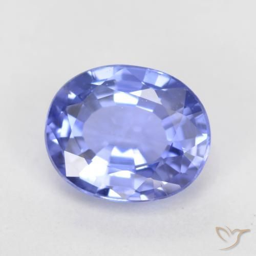 Zaffiro Intenso Viola Blu naturale da 0.77 ct, Ovale, VS