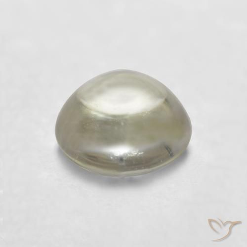 Zaffiro Giallo chiaro naturale da 0.79 ct, Rotondo, Trasparente