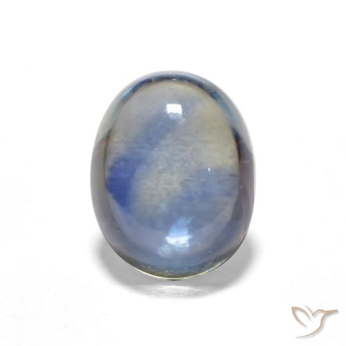 0.61ct Naturale Blu navy Zaffiro, Ovale, Trasparente