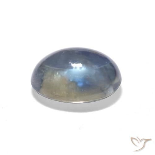 Zaffiro Blu navy naturale da 0.61 ct, Ovale, Trasparente