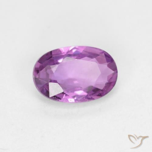 Zaffiro Viola elettrico naturale da 0.45 ct, Ovale, VS
