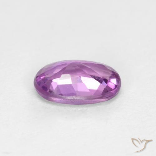 Zaffiro Viola elettrico naturale da 0.45 ct, Ovale, VS