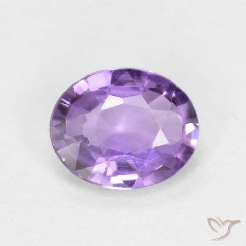 0.46ct Naturale Viola rosa medio Zaffiro, Ovale, VVS-VS