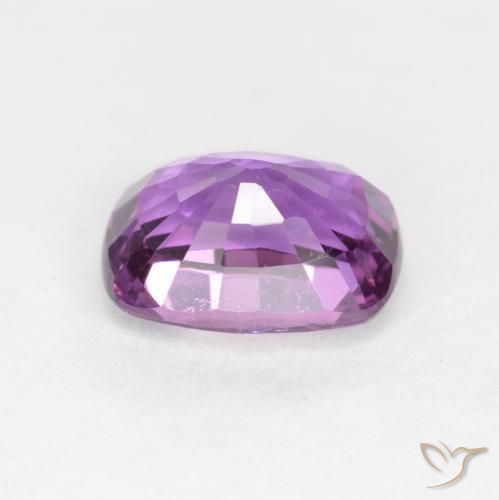 Zaffiro Viola elettrico naturale da 1.34 ct, Cuscino, VS