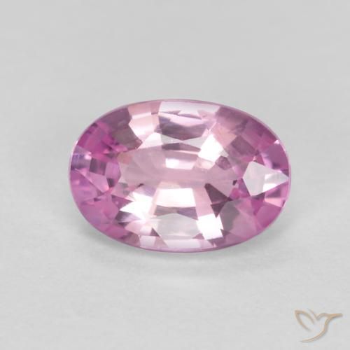 Zaffiro Viola uva molto chiaro naturale da 0.43 ct, Ovale, VS