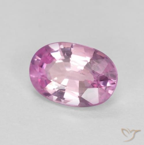 Zaffiro Viola uva molto chiaro naturale da 0.43 ct, Ovale, VS