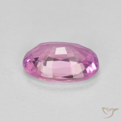 Zaffiro Viola uva molto chiaro naturale da 0.43 ct, Ovale, VS