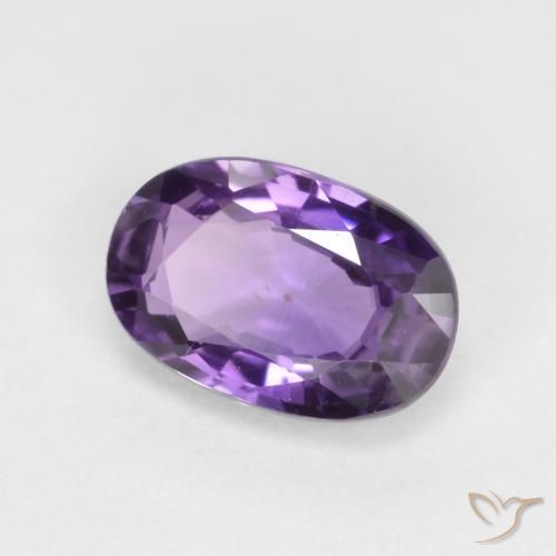 Zaffiro Rosa Viola naturale da 0.47 ct, Ovale, VS