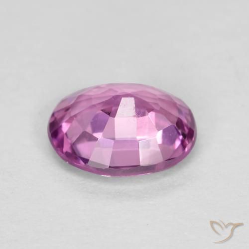 Zaffiro Viola medio naturale da 0.43 ct, Ovale, VVS-VS