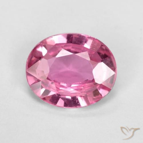 0.59ct Naturale Rosa violetto Zaffiro, Ovale, VS