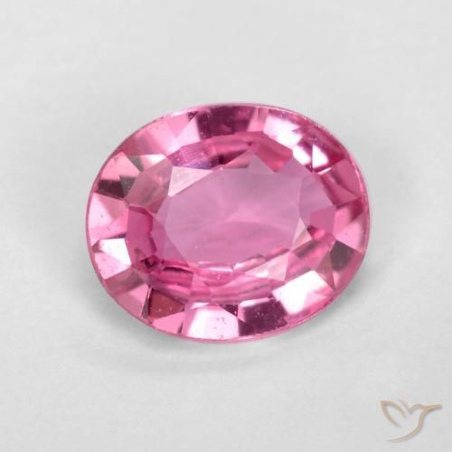 Zaffiro Rosa violetto naturale da 0.59 ct, Ovale, VS