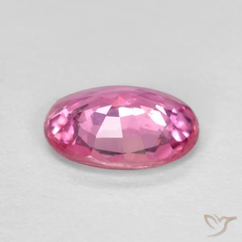 Zaffiro Rosa violetto naturale da 0.59 ct, Ovale, VS