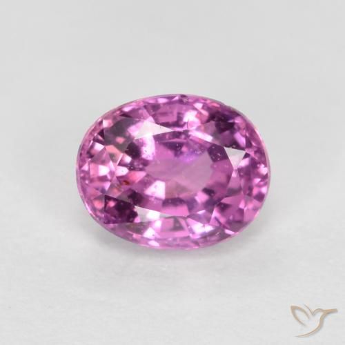 0.48ct Naturale Rosa violetto Zaffiro, Ovale, VS