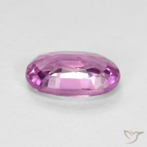 Zaffiro Viola-Rosa naturale da 0.44 ct, Ovale, VS
