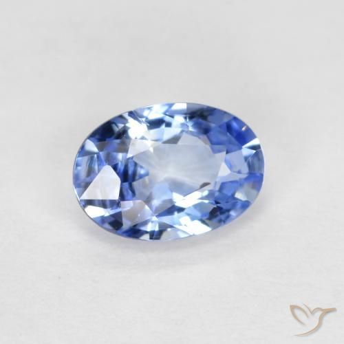 Zaffiro Blu pastello naturale da 0.56 ct, Ovale, VS