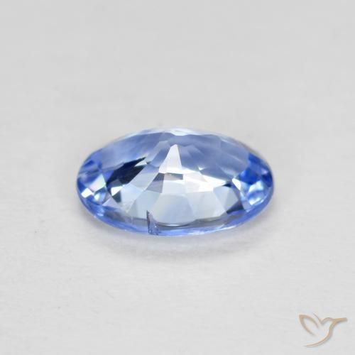 Zaffiro Blu pastello naturale da 0.56 ct, Ovale, VS