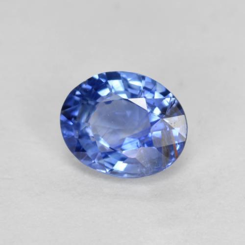 Zaffiro Blu scuro medio naturale da 0.67 ct, Taglio ovale, VS-SI