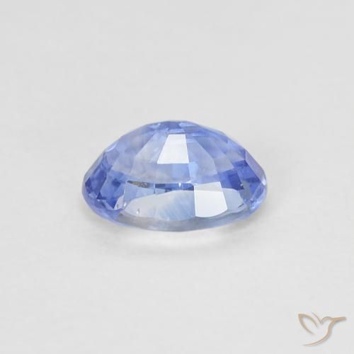 Zaffiro Blu pastello naturale da 0.62 ct, Ovale, VVS-VS