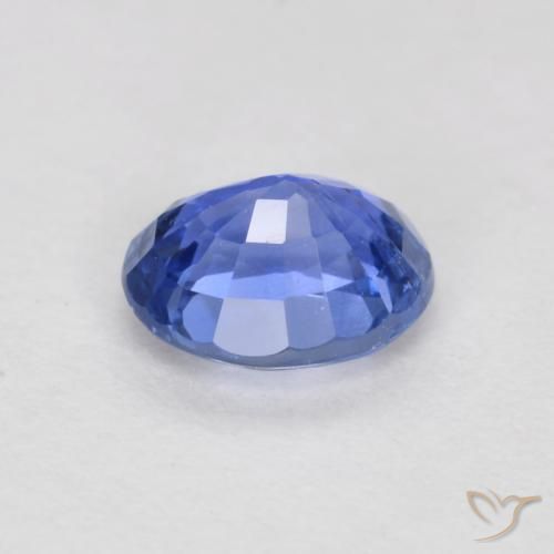 Zaffiro Azzurro naturale da 0.52 ct, Ovale, SI