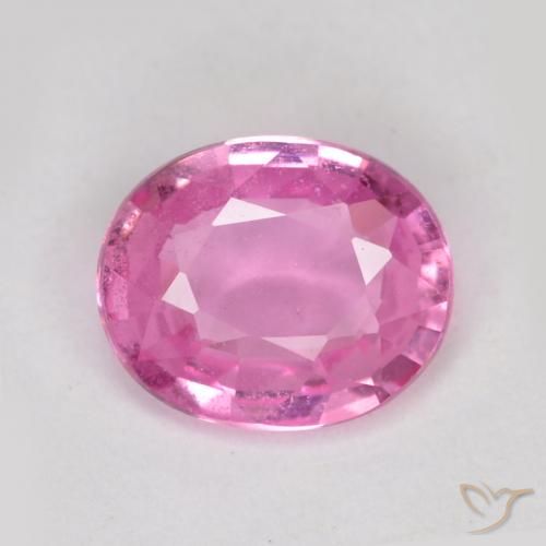 0.70ct Naturale Rosa porpora reale Zaffiro, Ovale, VS-SI