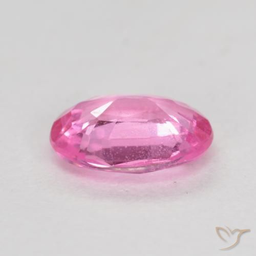 Zaffiro Rosa porpora reale naturale da 0.70 ct, Ovale, VS-SI