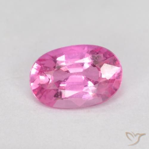 0.63ct Naturale Viola medio Zaffiro, Ovale, VS-SI