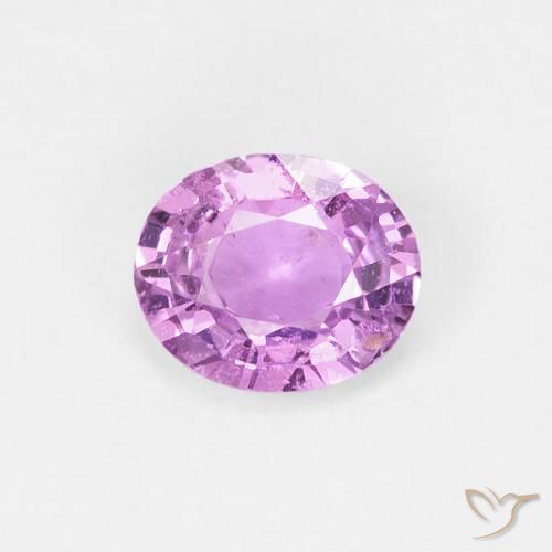 0.60ct Naturale Viola violetto Zaffiro, Ovale, VS-SI