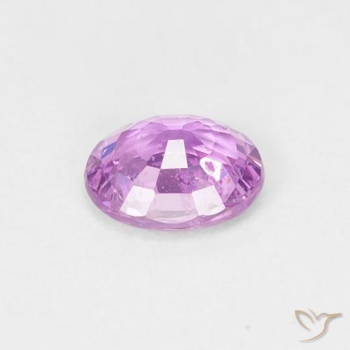 Zaffiro Viola violetto naturale da 0.60 ct, Ovale, VS-SI