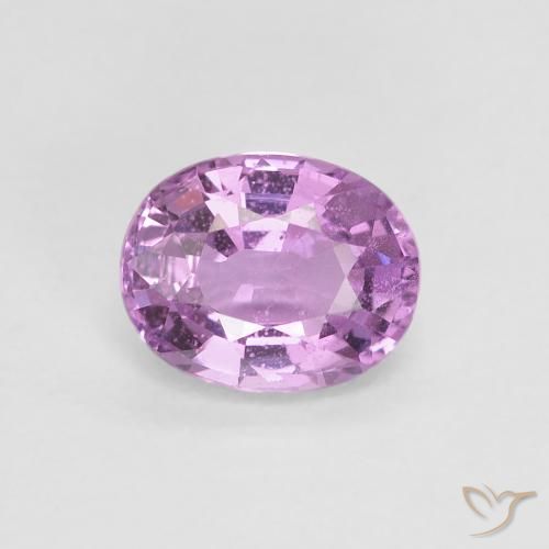 0.84ct Naturale Viola Rosato Viola Zaffiro, Ovale, VS-SI