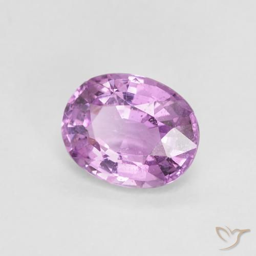 Zaffiro Viola Rosato Viola naturale da 0.84 ct, Ovale, VS-SI