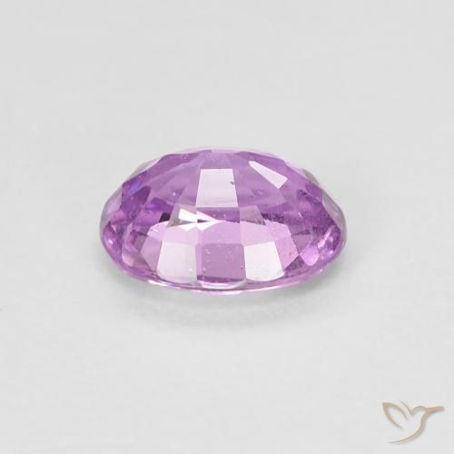 Zaffiro Viola Rosato Viola naturale da 0.84 ct, Ovale, VS-SI