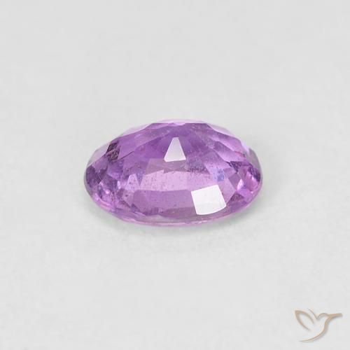 Zaffiro Viola medio naturale da 0.59 ct, Ovale, VS-SI