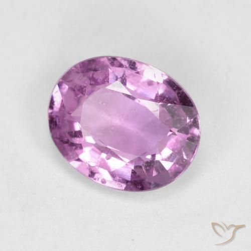Zaffiro Viola Rosato Viola naturale da 0.71 ct, Ovale, VS-SI