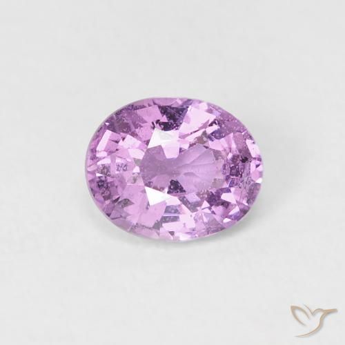0.64ct Naturale Viola violetto Zaffiro, Ovale, VS-SI