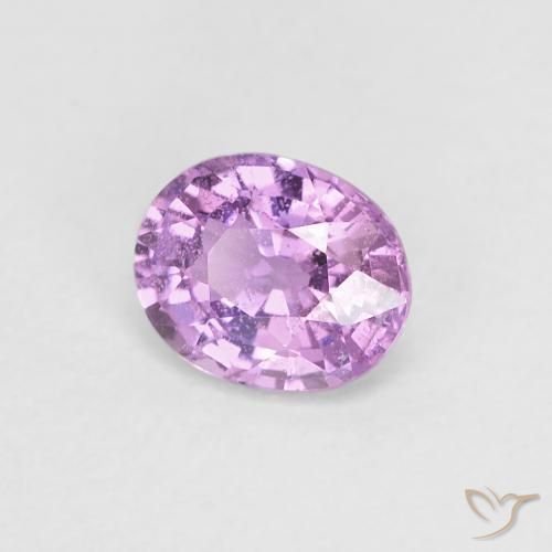 Zaffiro Viola violetto naturale da 0.64 ct, Ovale, VS-SI