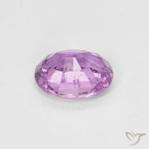 Zaffiro Viola medio naturale da 0.74 ct, Ovale, VS-SI