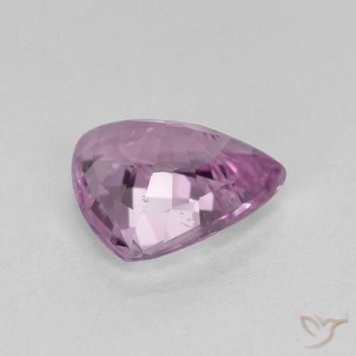 Zaffiro Viola chiaro naturale da 0.95 ct, Taglio trillion, VS