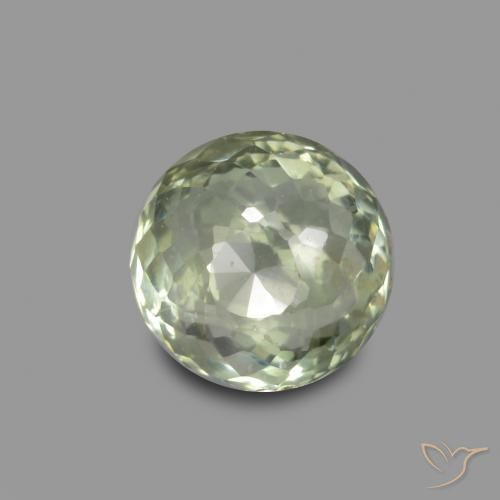 0.64ct Naturale Verde medio Zaffiro, Rotondo, VS-SI, Photo A