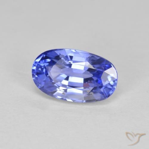 Zaffiro Blue violetto scuro naturale da 2.36 ct, Ovale, VVS-VS
