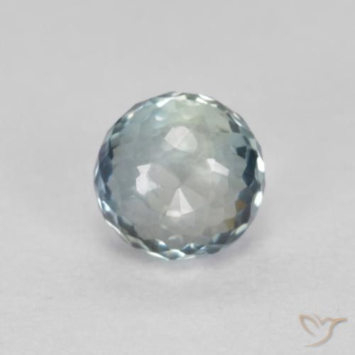 Zaffiro Azzurro naturale da 0.48 ct, Rotondo, VS