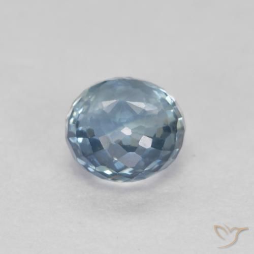 Zaffiro Azzurro naturale da 0.48 ct, Rotondo, VS