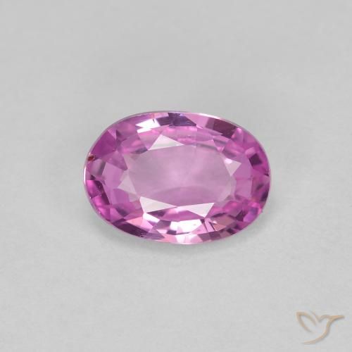 0.73ct Naturale Rosa violetto Zaffiro, Ovale, VVS