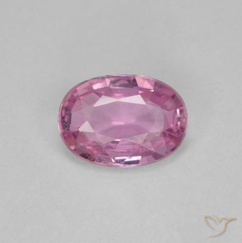 0.73ct Naturale Viola chiaro Zaffiro, Ovale, VVS