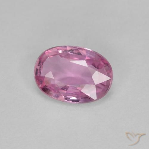 Zaffiro Viola chiaro naturale da 0.73 ct, Ovale, VVS