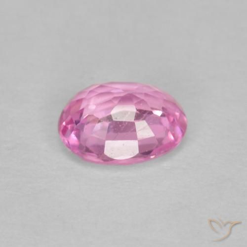Zaffiro Rosa medio naturale da 0.47 ct, Ovale, VS